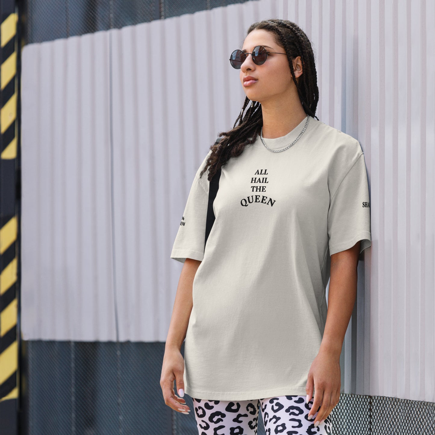 SHAMEL OVERSIZED FADED T-SHIRT