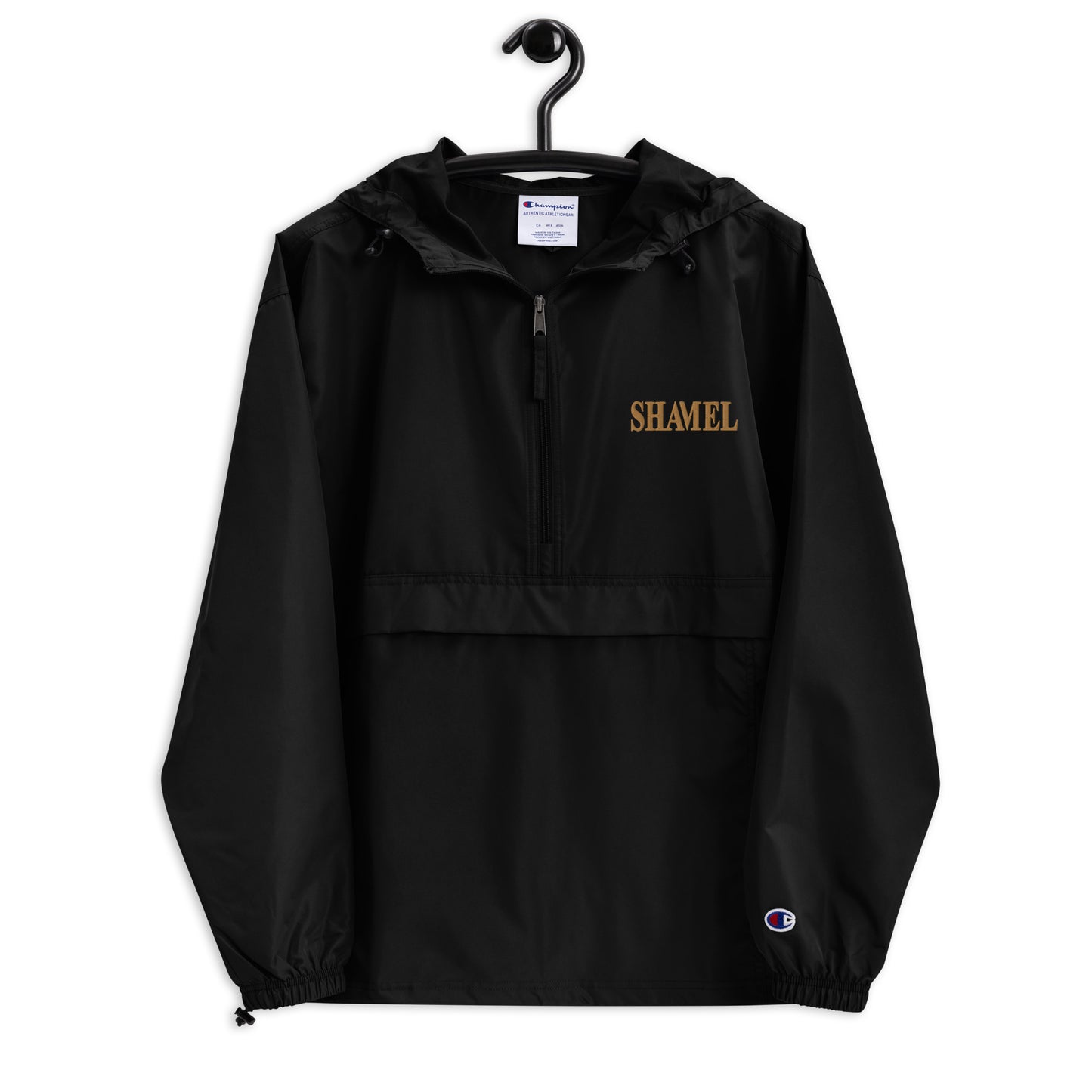 SHAMEL Embroidered Champion Packable Jacket