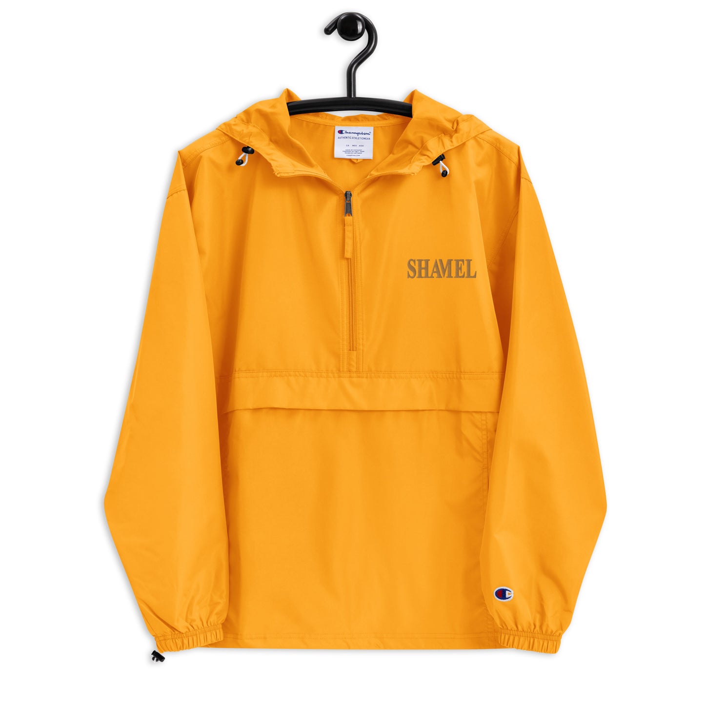 SHAMEL Embroidered Champion Packable Jacket