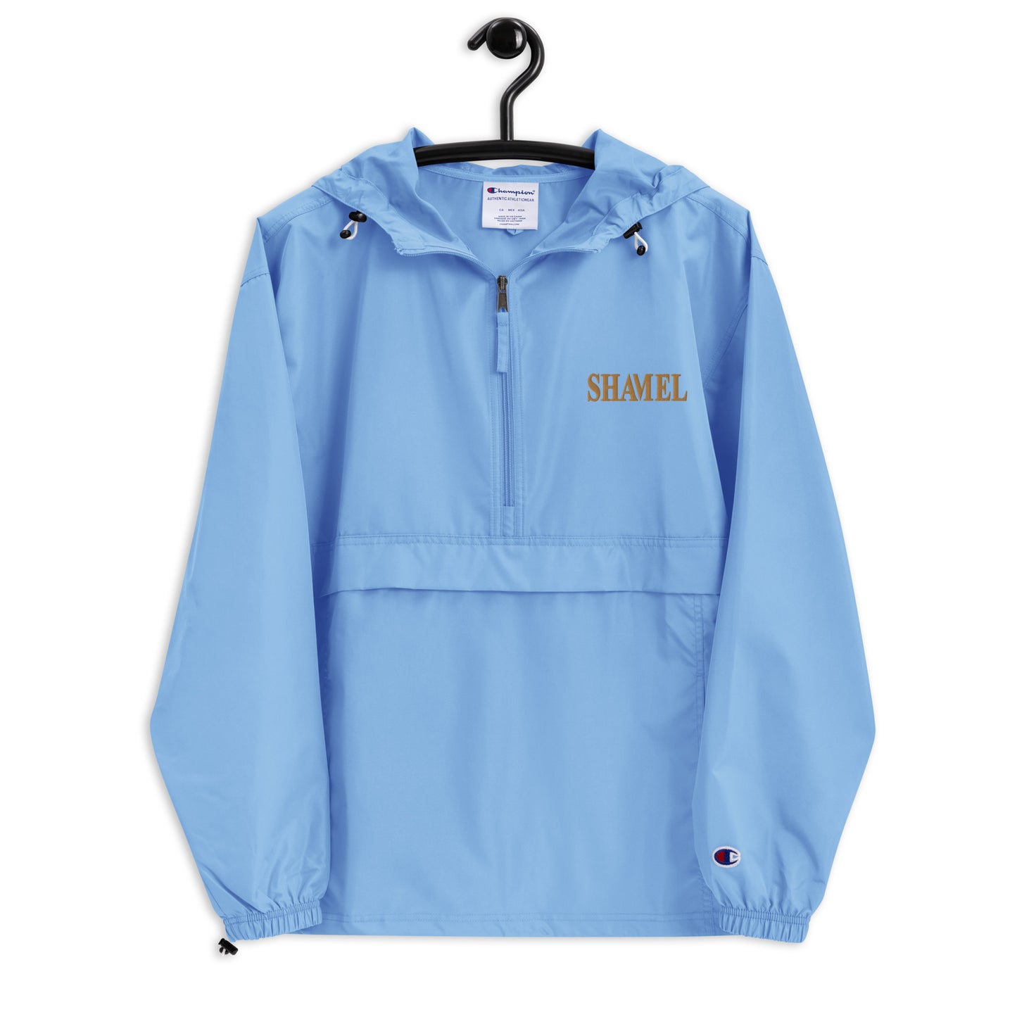SHAMEL Embroidered Champion Packable Jacket