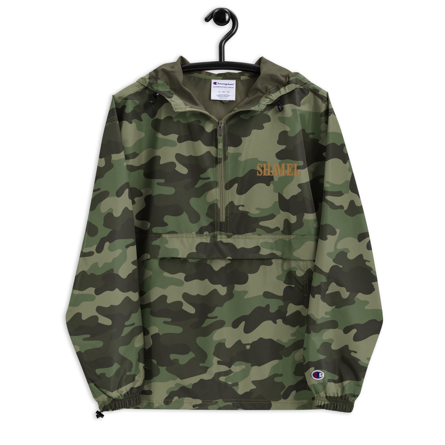 SHAMEL Embroidered Champion Packable Jacket