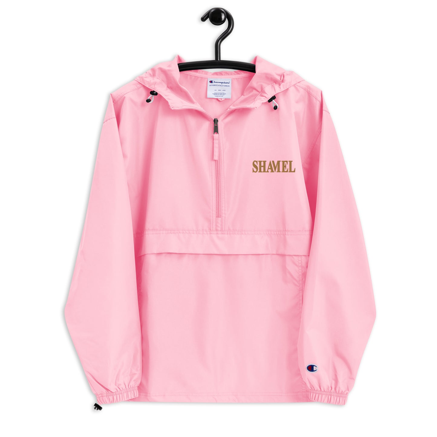 SHAMEL Embroidered Champion Packable Jacket
