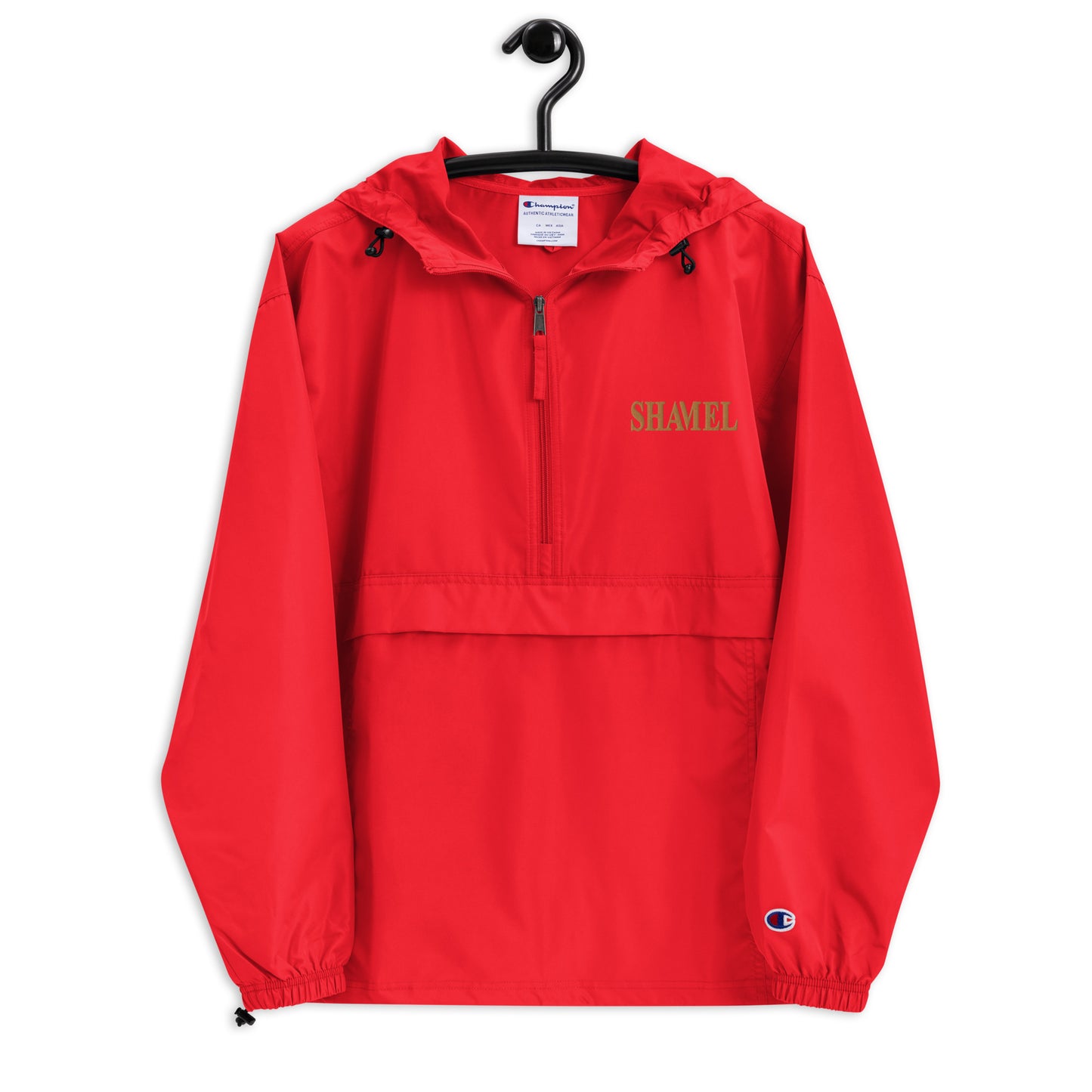SHAMEL Embroidered Champion Packable Jacket