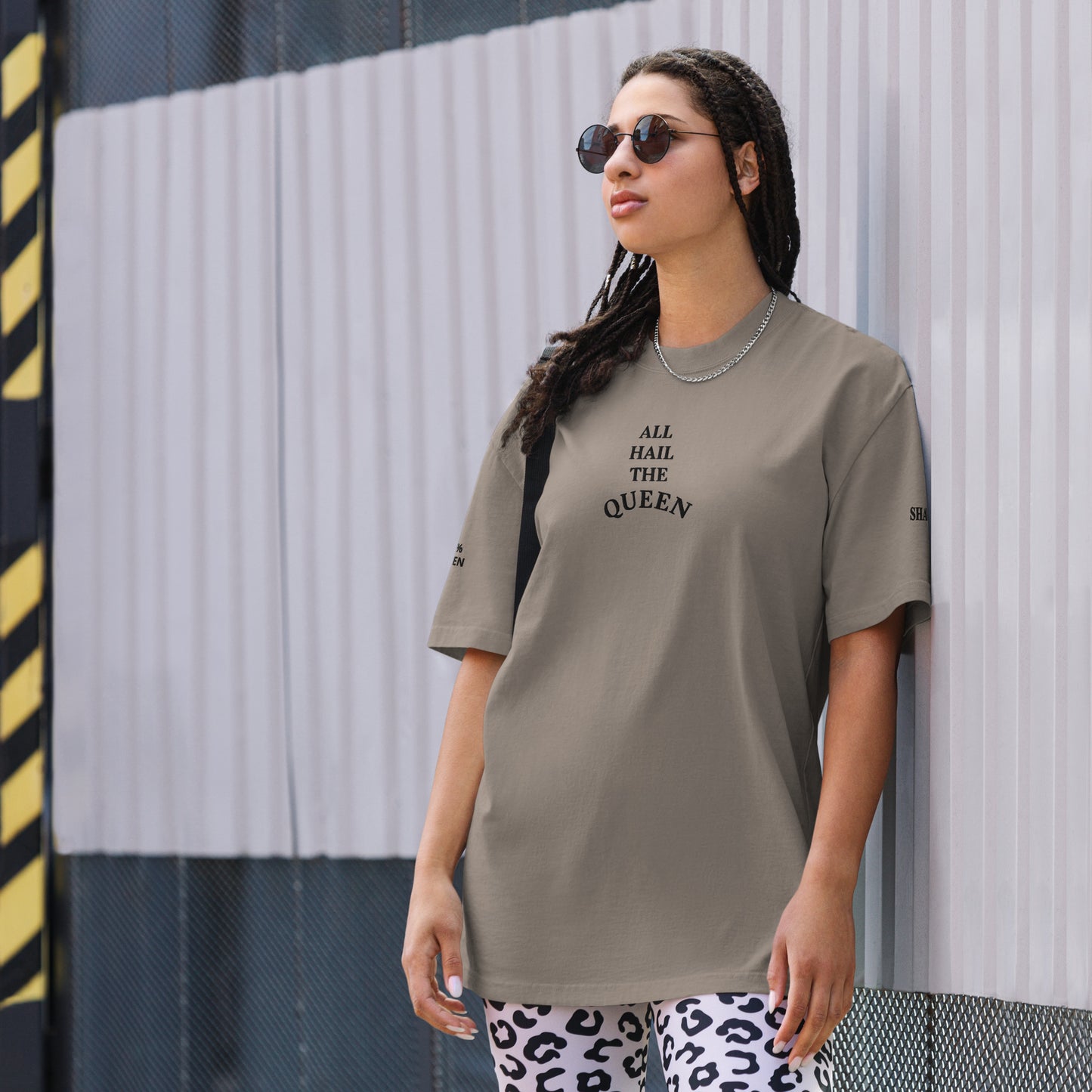 SHAMEL OVERSIZED FADED T-SHIRT