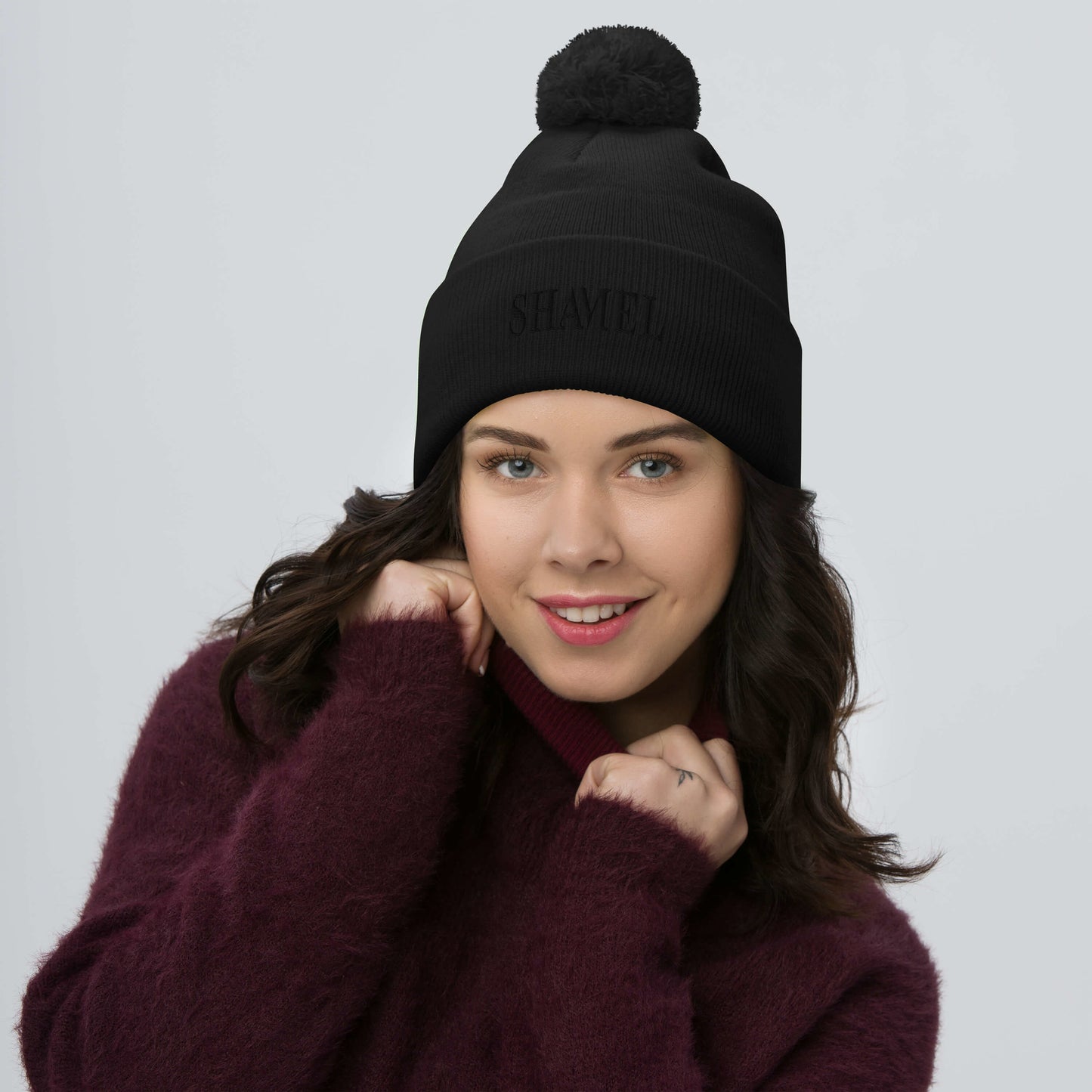 SHAMEL POM POM BEANIE