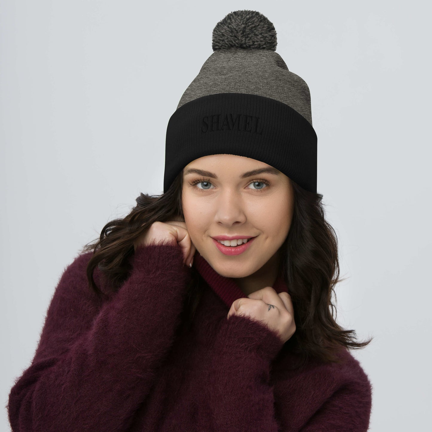 SHAMEL POM POM BEANIE