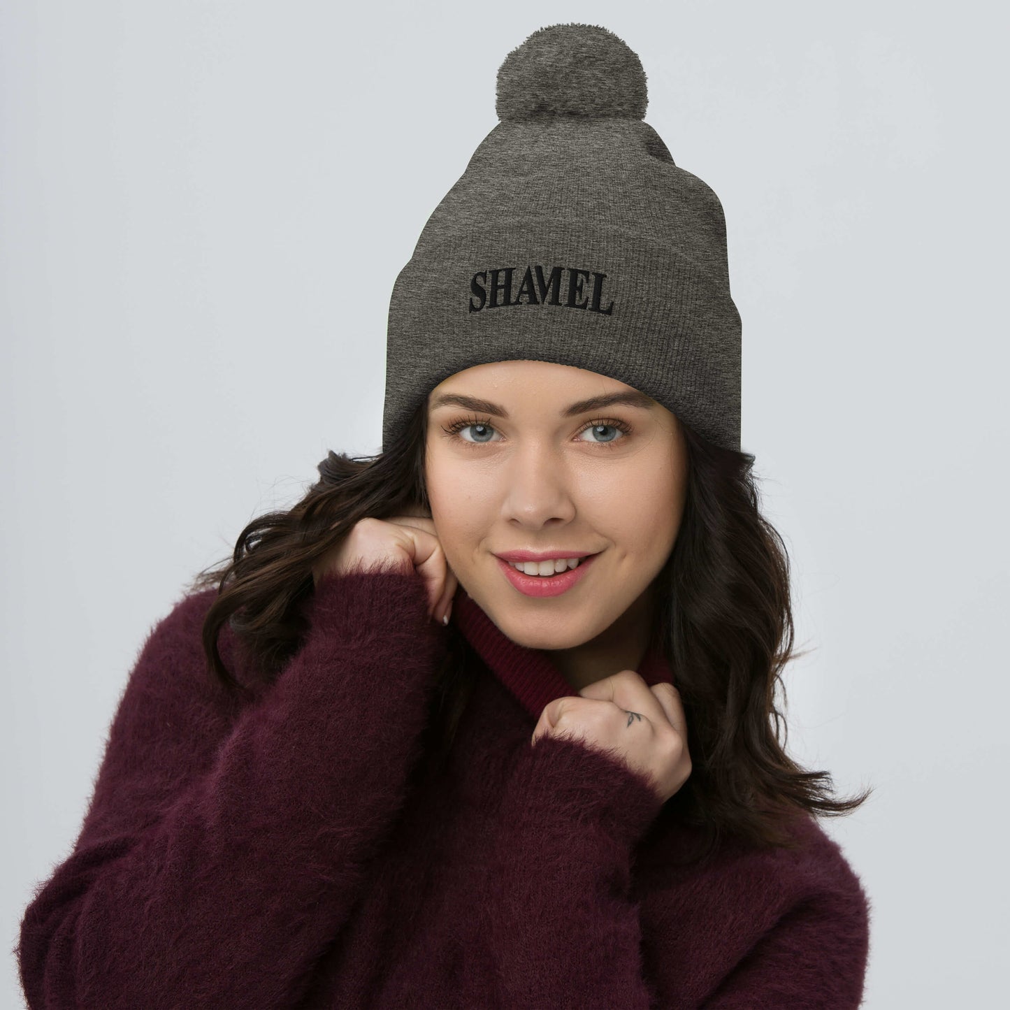SHAMEL POM POM BEANIE