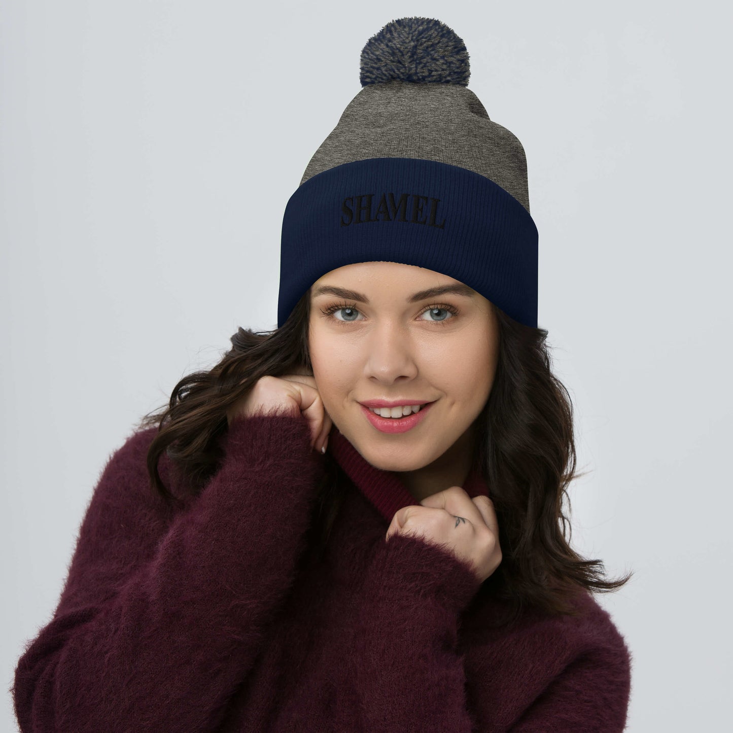SHAMEL POM POM BEANIE