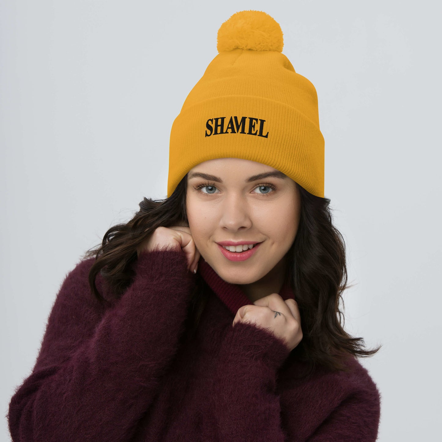 SHAMEL POM POM BEANIE
