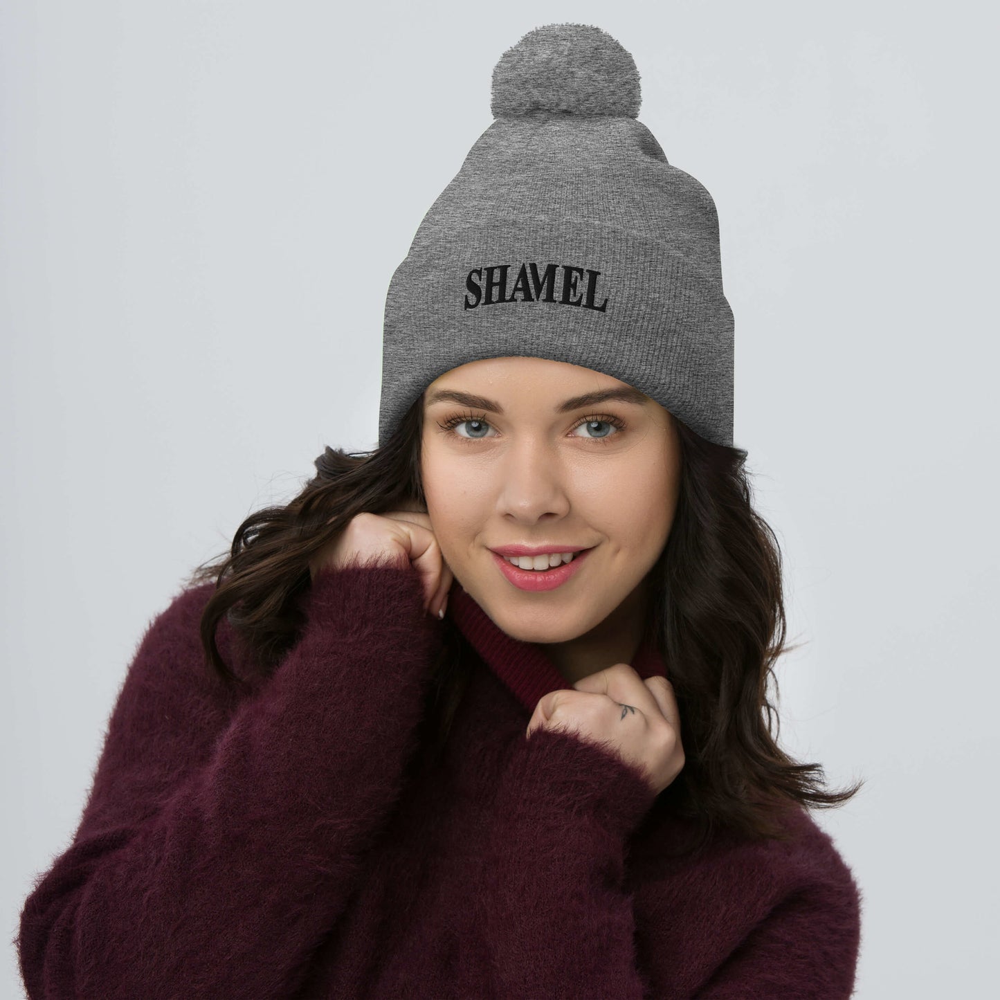 SHAMEL POM POM BEANIE
