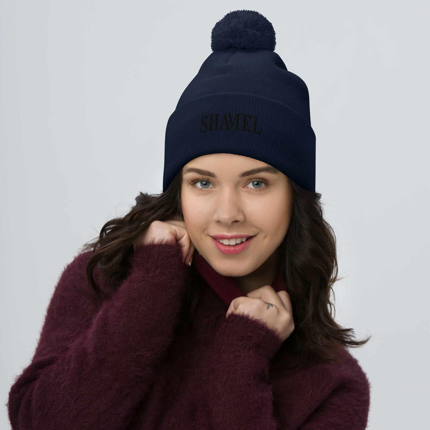 SHAMEL POM POM BEANIE