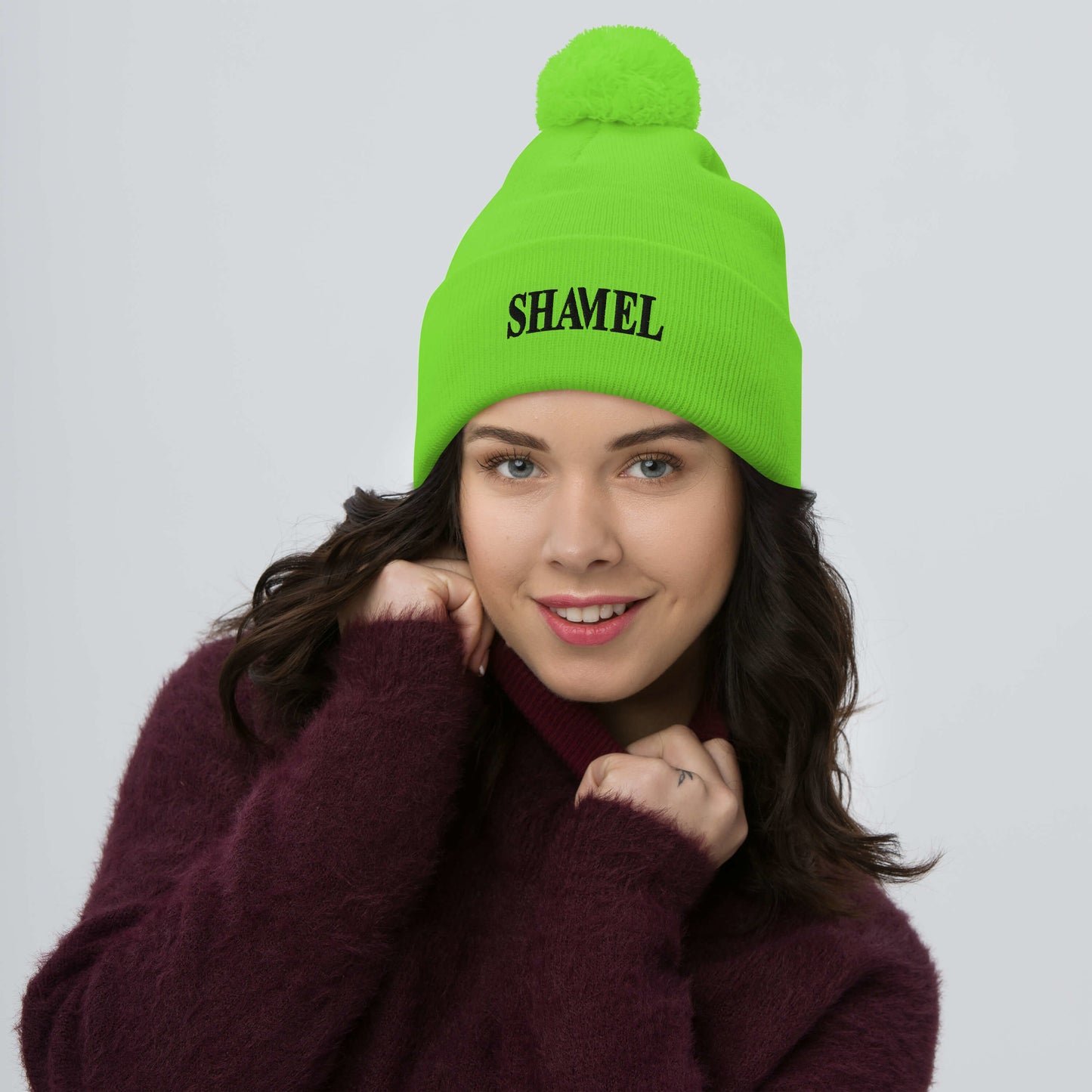 SHAMEL POM POM BEANIE