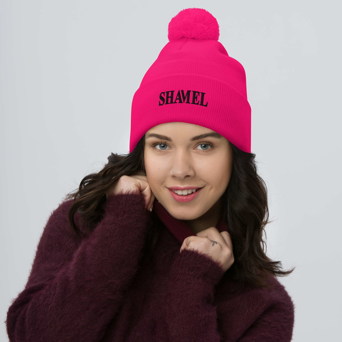 SHAMEL POM POM BEANIE