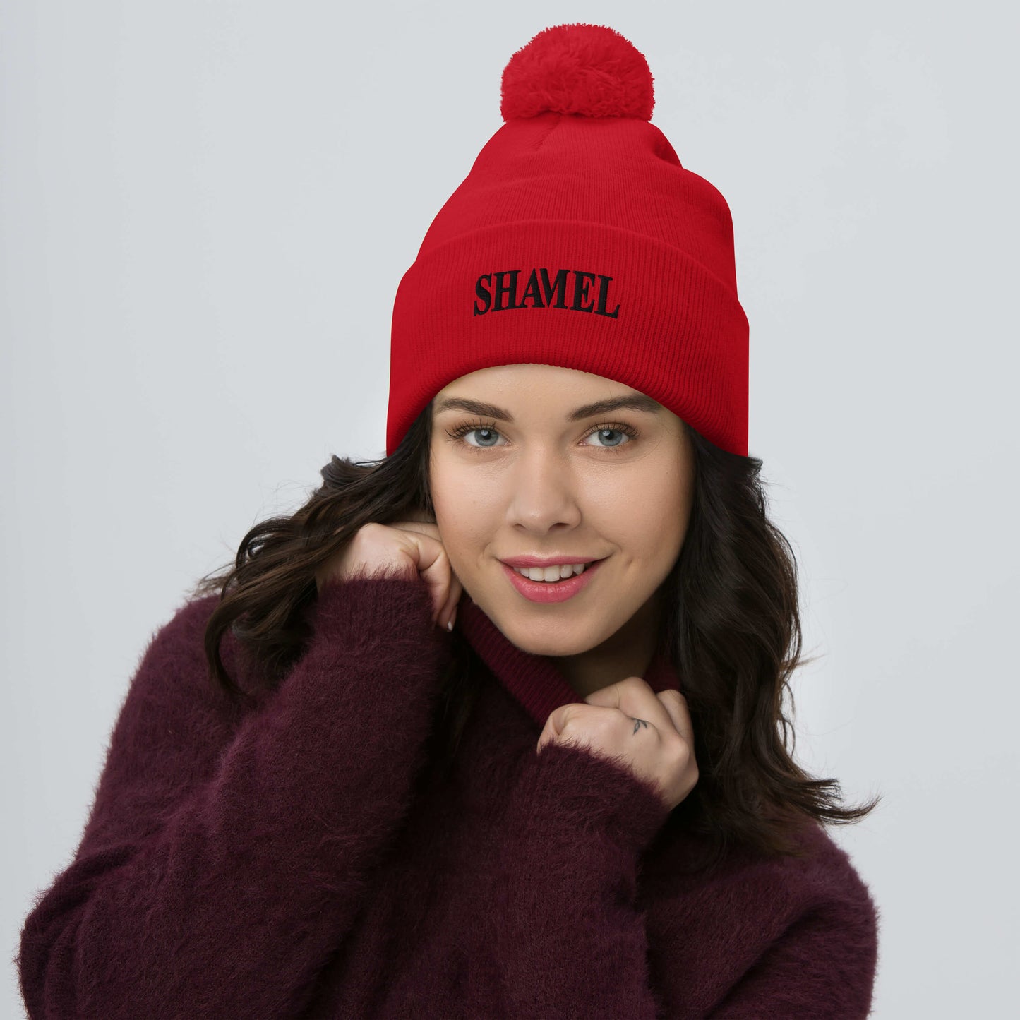 SHAMEL POM POM BEANIE