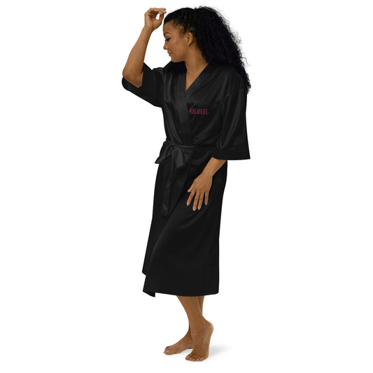 SHAMEL SATIN ROBE
