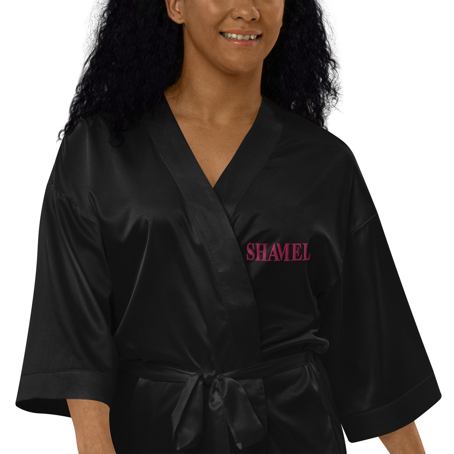 SHAMEL SATIN ROBE