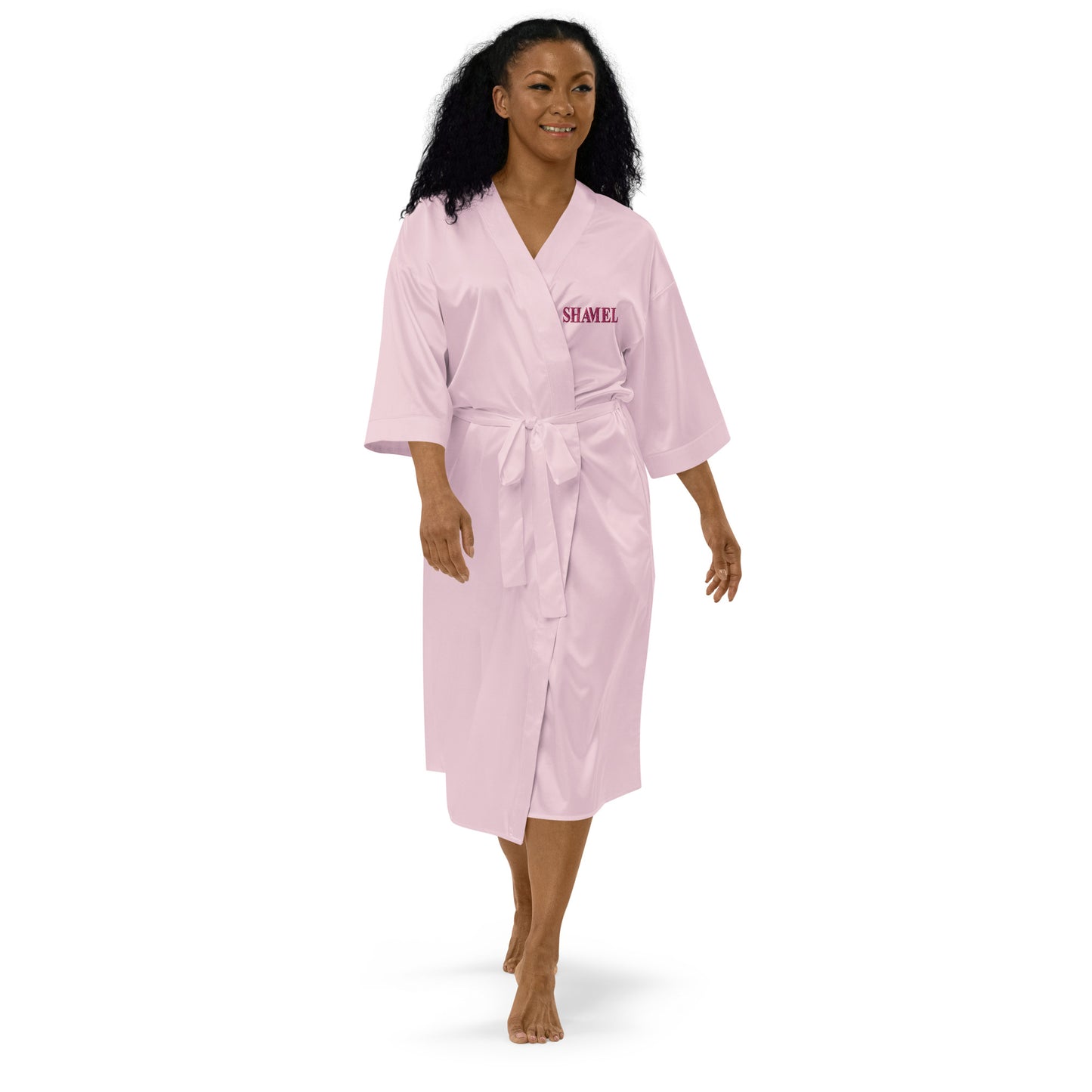 SHAMEL SATIN ROBE