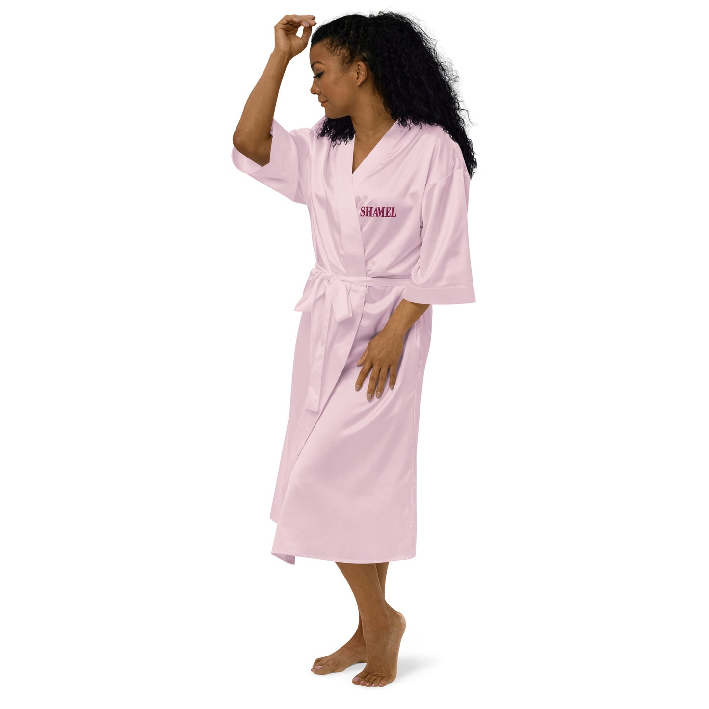 SHAMEL SATIN ROBE