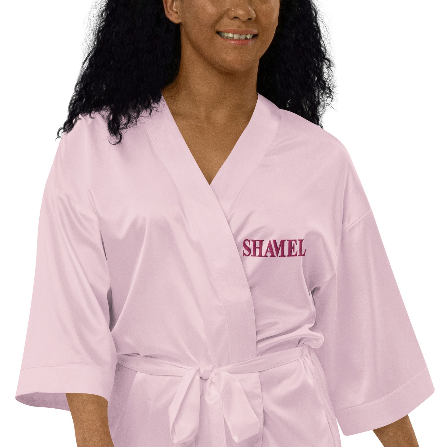 SHAMEL SATIN ROBE