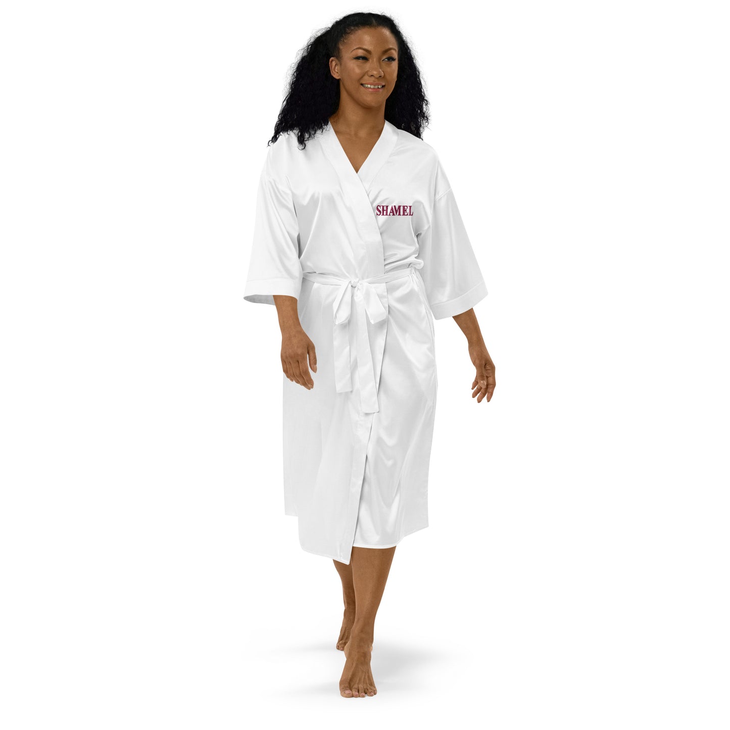 SHAMEL SATIN ROBE