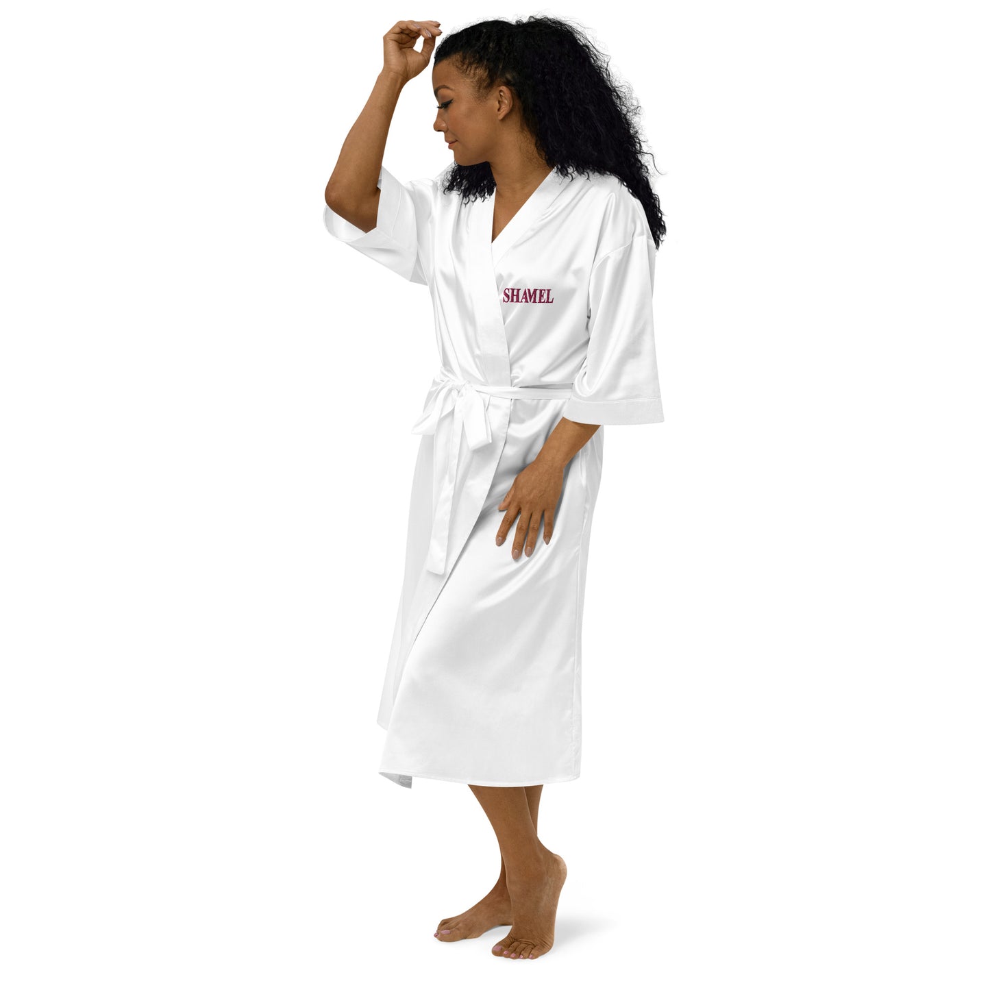 SHAMEL SATIN ROBE