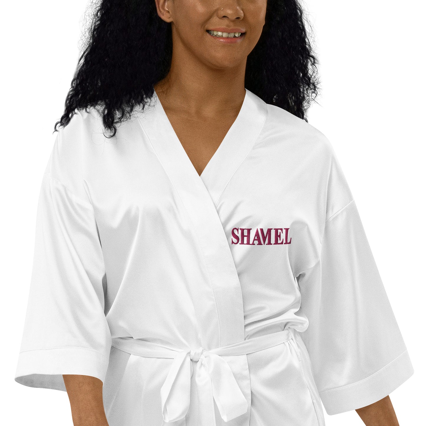 SHAMEL SATIN ROBE