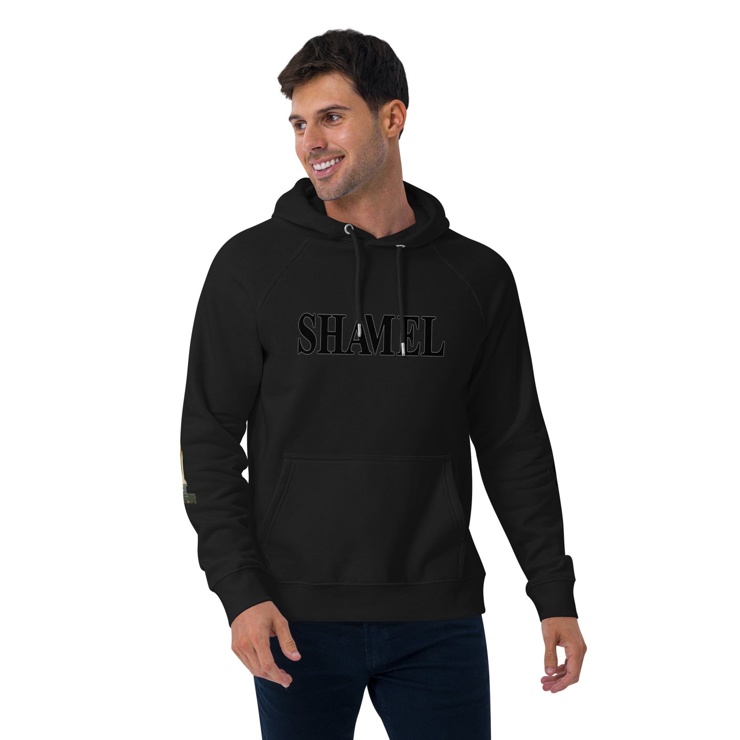 SHAMEL Unisex eco raglan hoodie