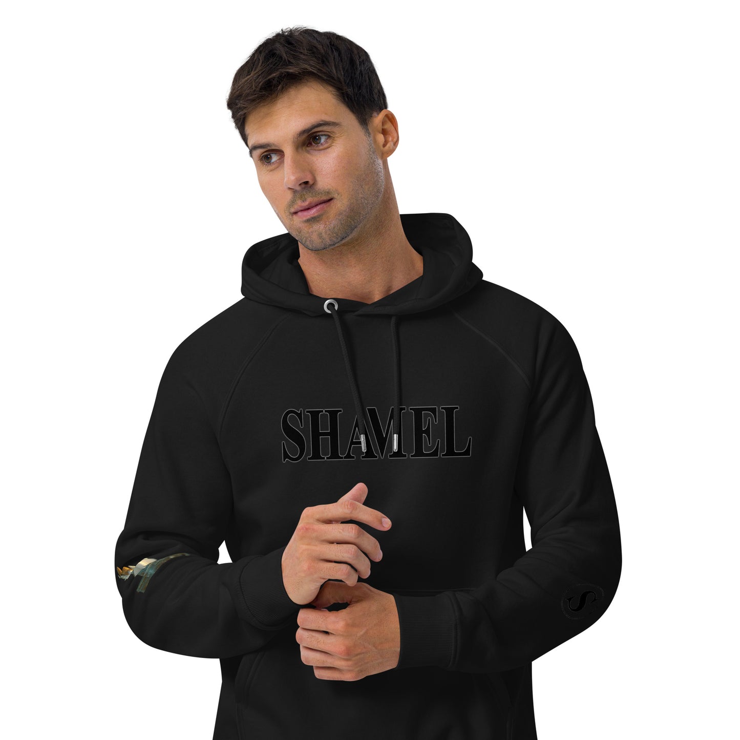 SHAMEL Unisex eco raglan hoodie