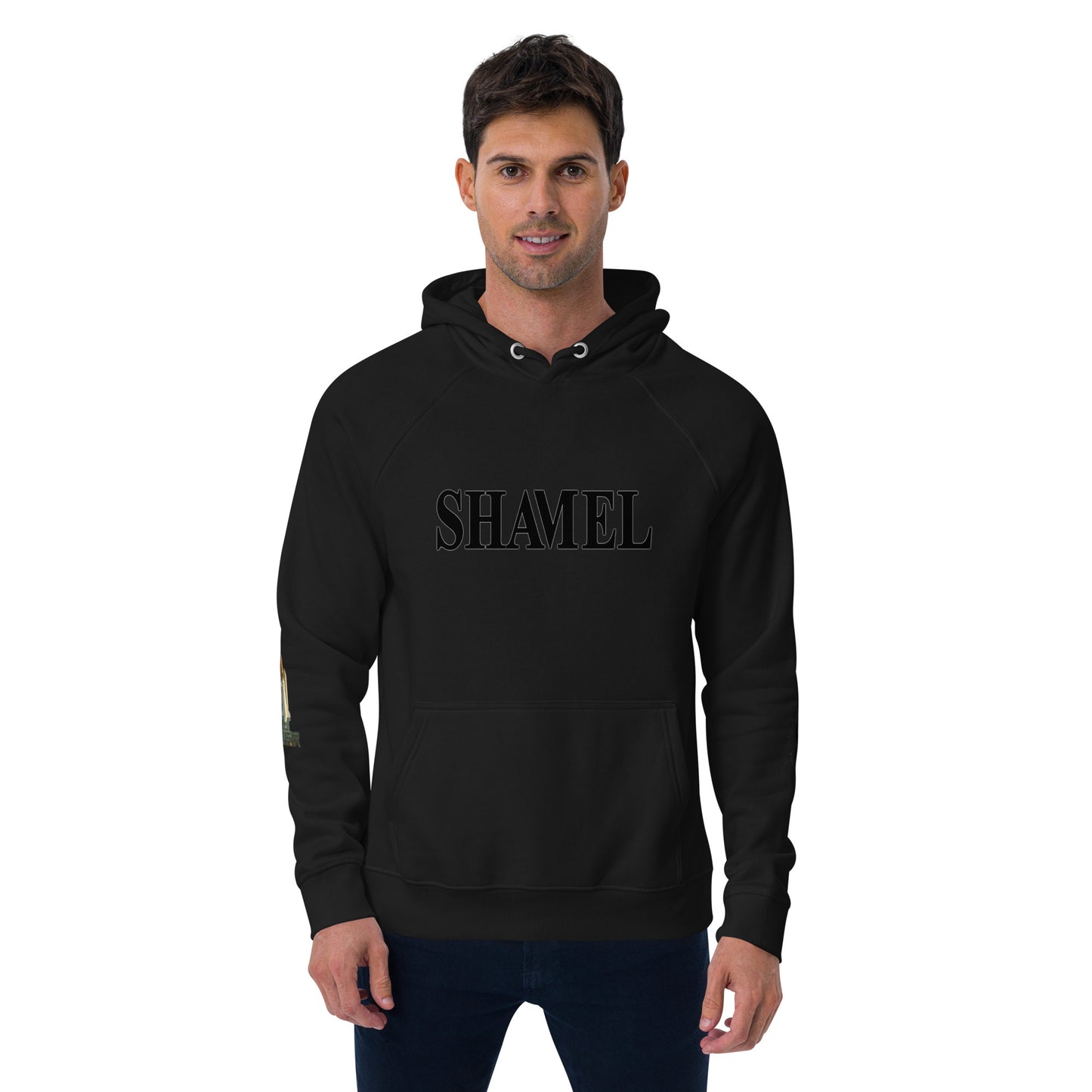 SHAMEL Unisex eco raglan hoodie