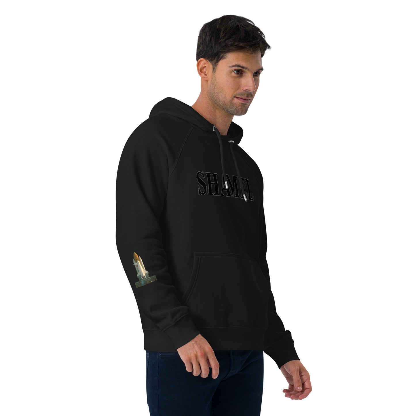 SHAMEL Unisex eco raglan hoodie