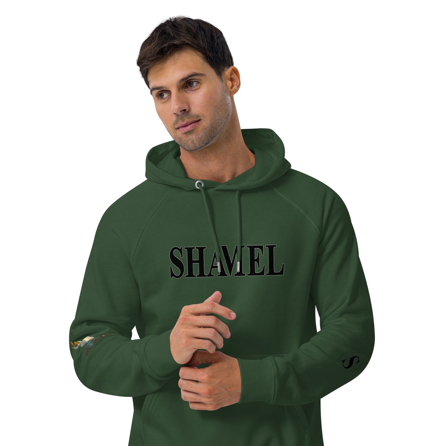 SHAMEL Unisex eco raglan hoodie
