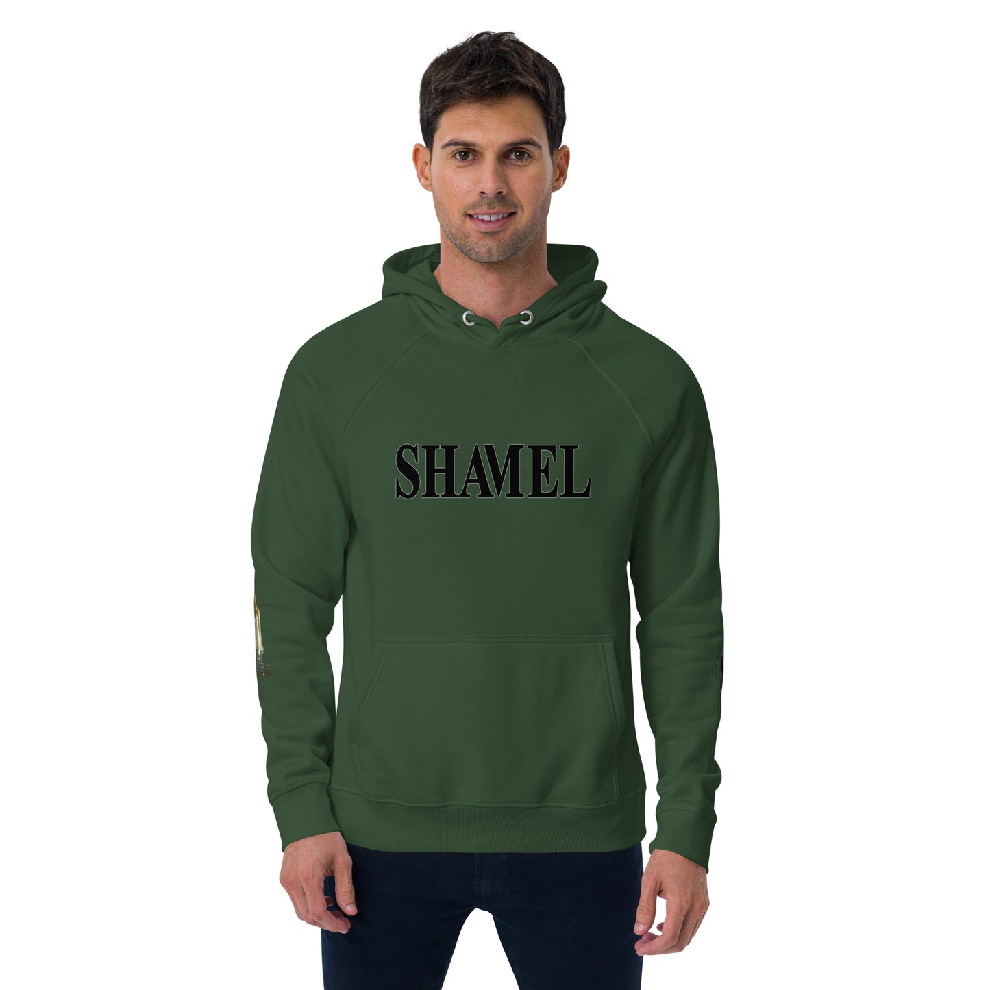 SHAMEL Unisex eco raglan hoodie