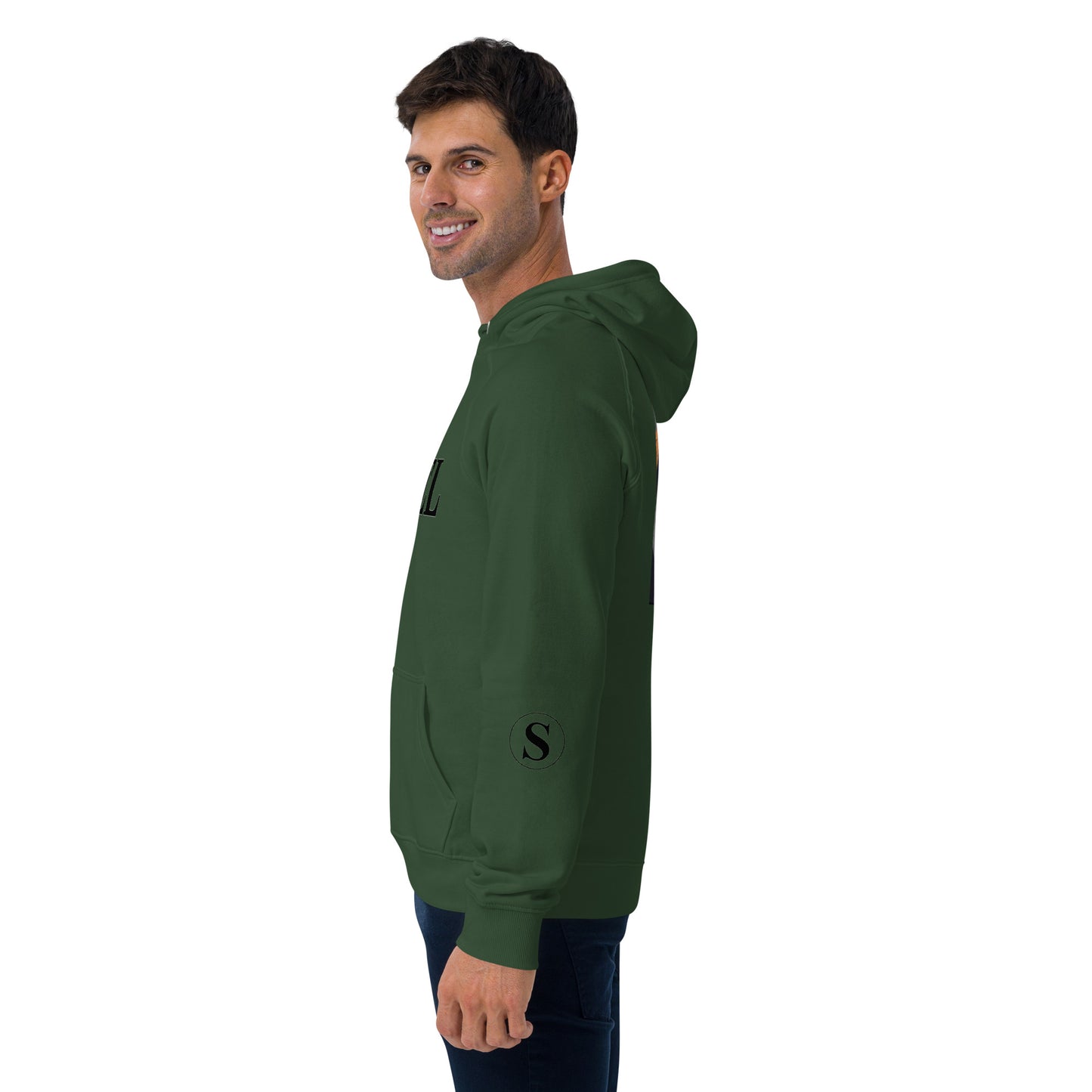 SHAMEL Unisex eco raglan hoodie