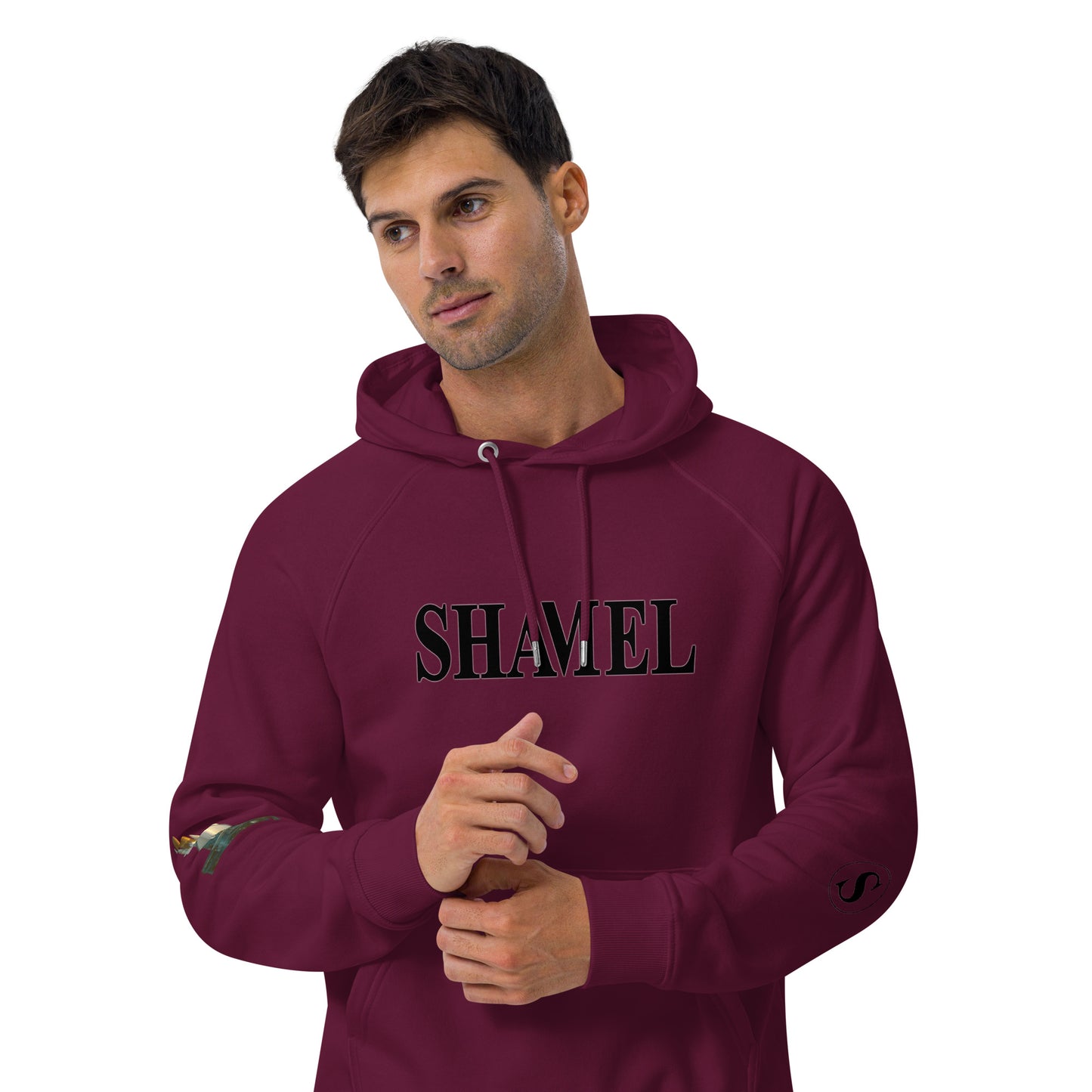 SHAMEL Unisex eco raglan hoodie