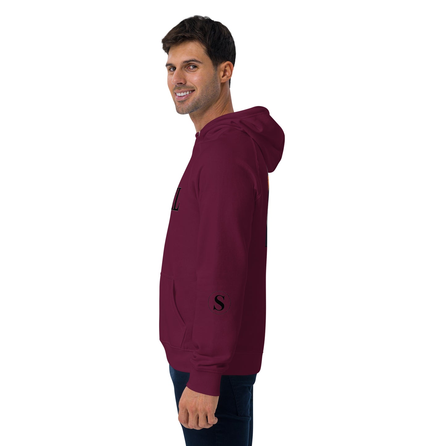 SHAMEL Unisex eco raglan hoodie