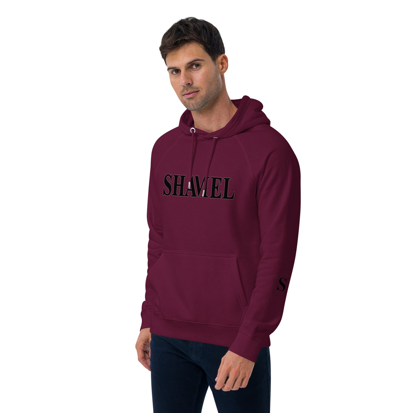 SHAMEL Unisex eco raglan hoodie