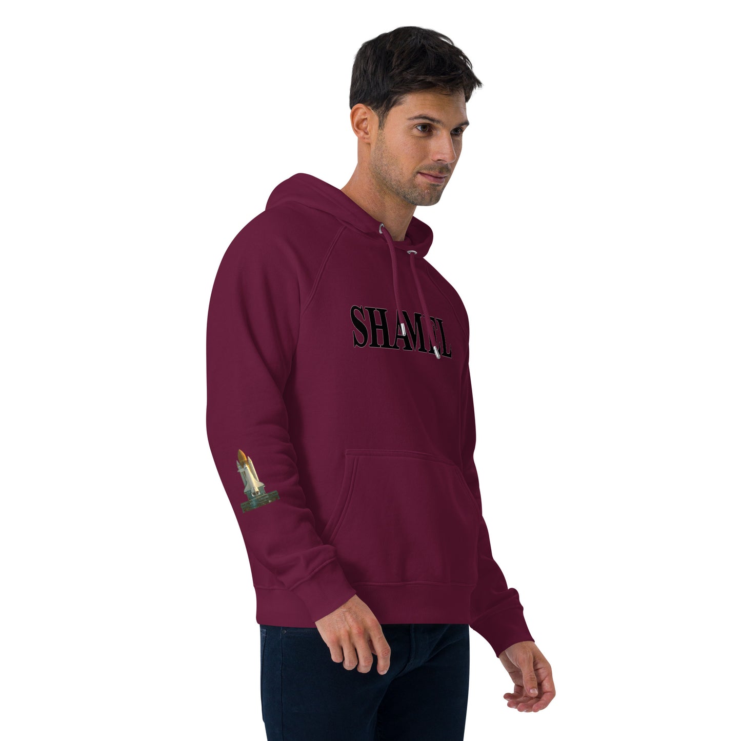 SHAMEL Unisex eco raglan hoodie