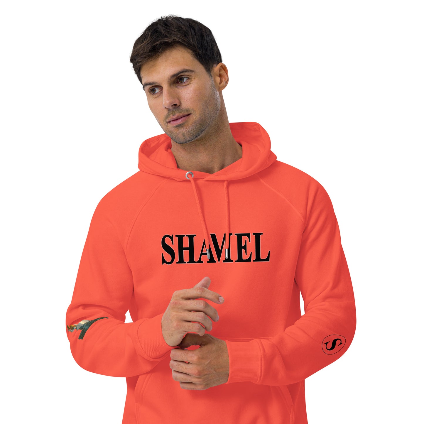 SHAMEL Unisex eco raglan hoodie