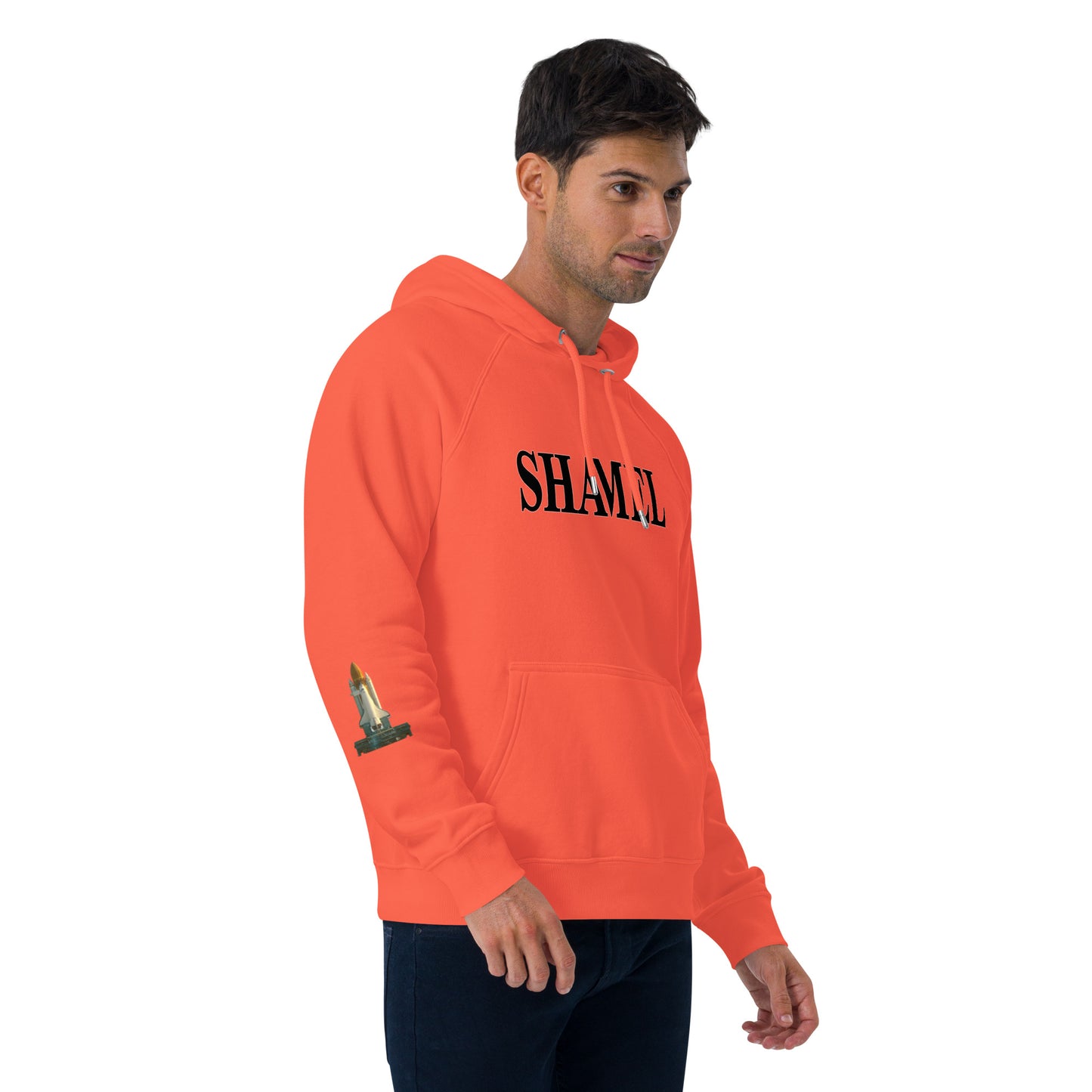 SHAMEL Unisex eco raglan hoodie