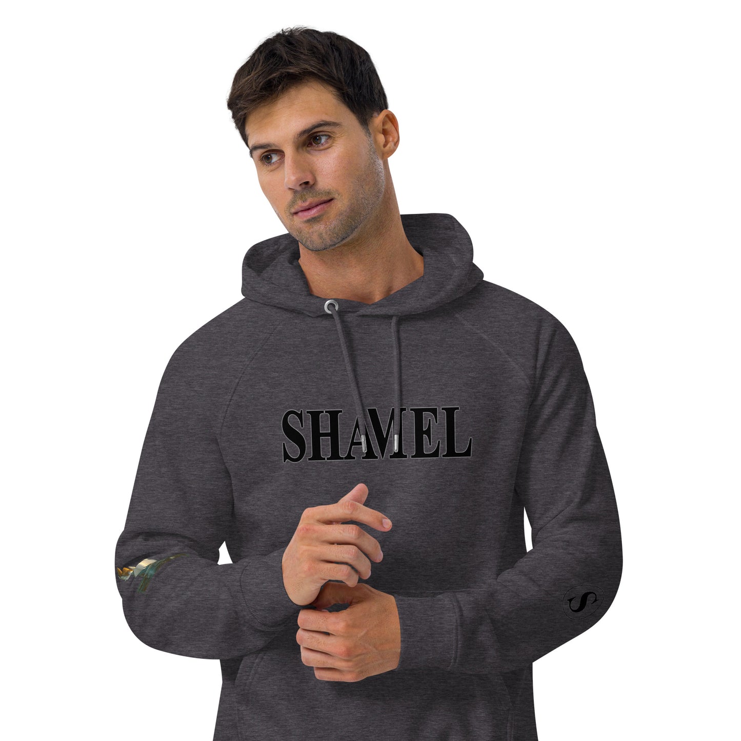SHAMEL Unisex eco raglan hoodie