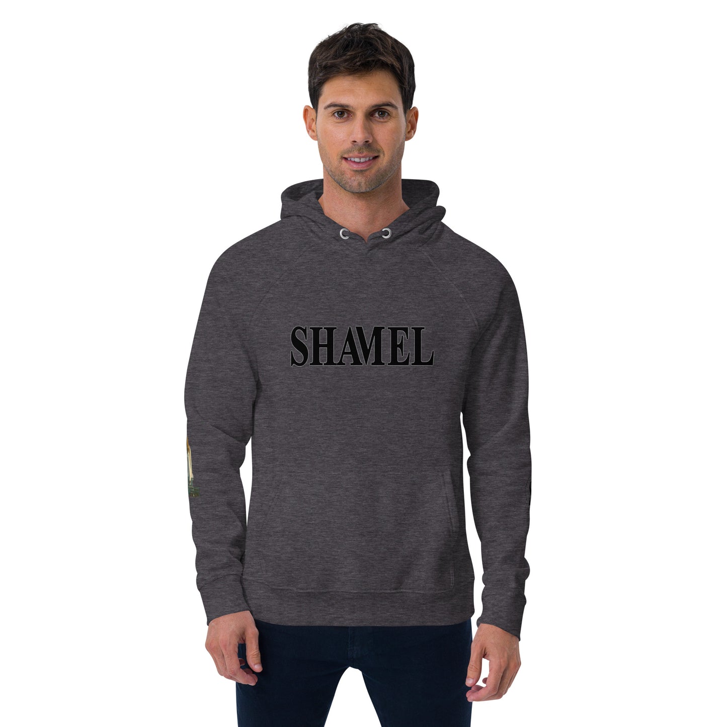 SHAMEL Unisex eco raglan hoodie