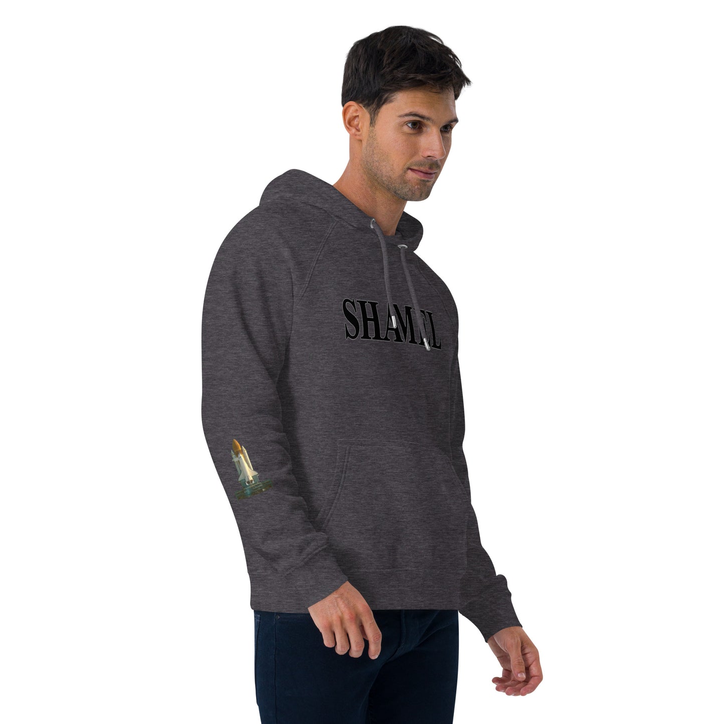 SHAMEL Unisex eco raglan hoodie