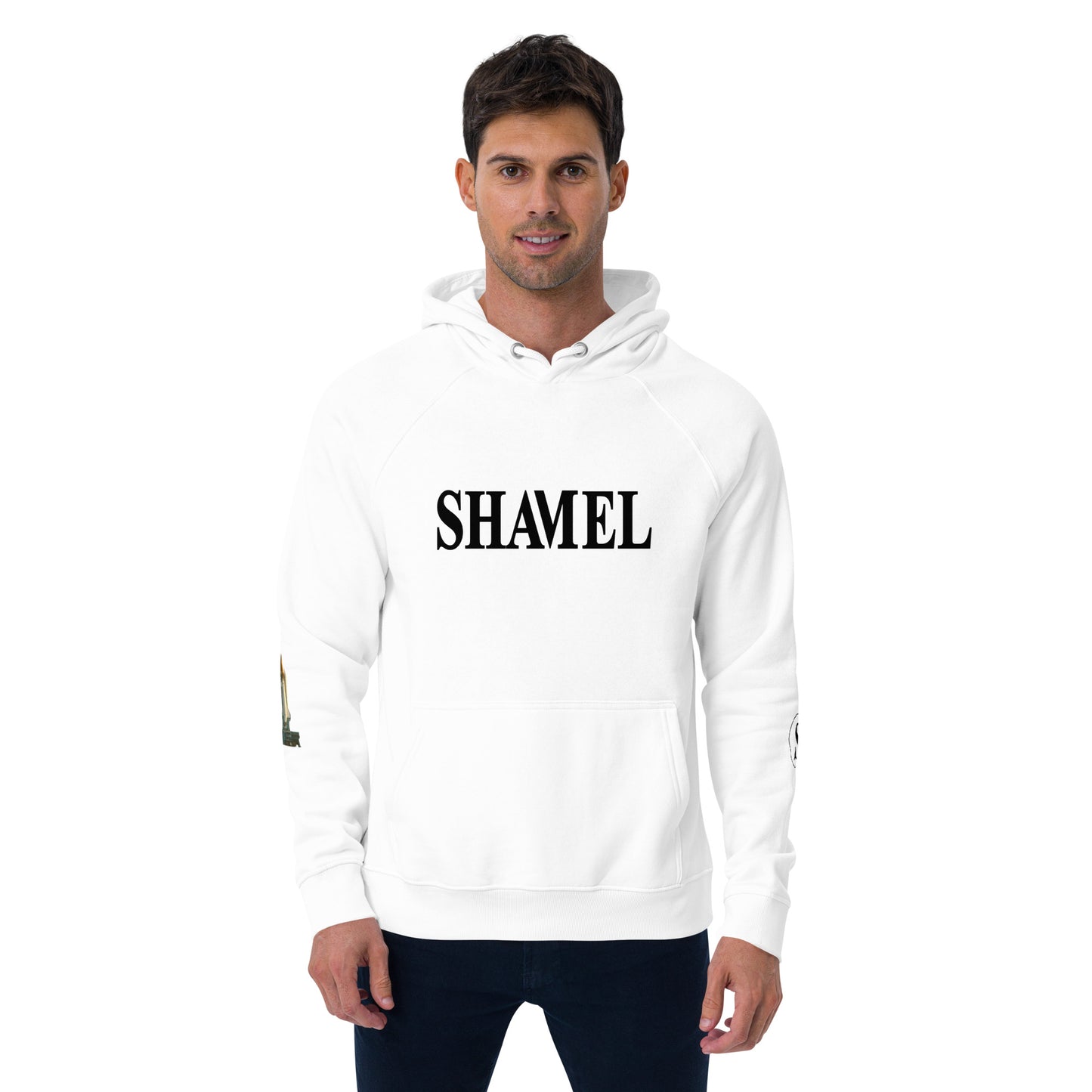 SHAMEL Unisex eco raglan hoodie