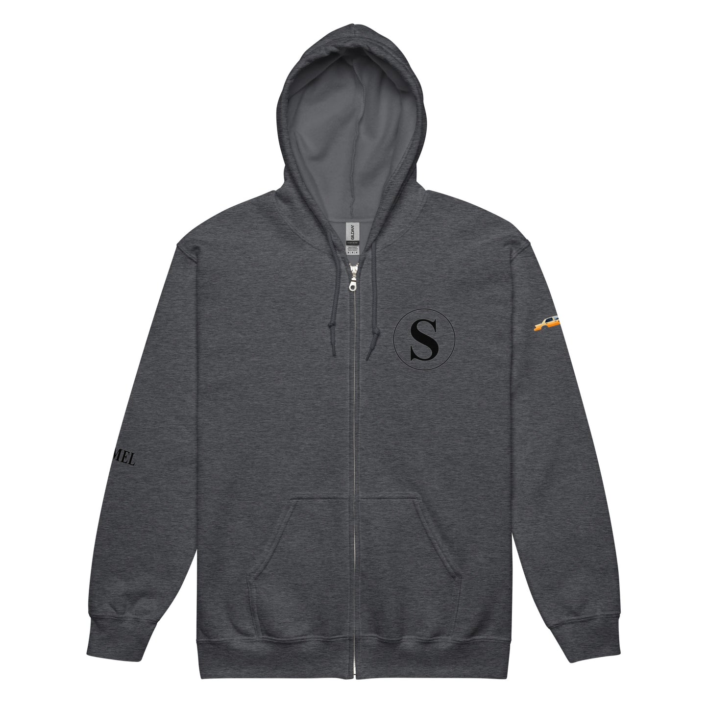 SHAMEL UNISEX ZIP UP HOODIE