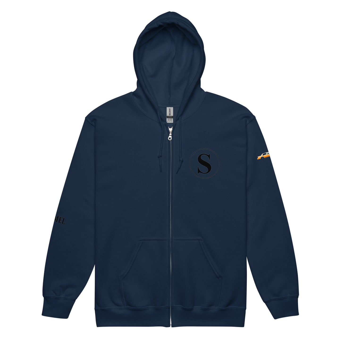 SHAMEL UNISEX ZIP UP HOODIE